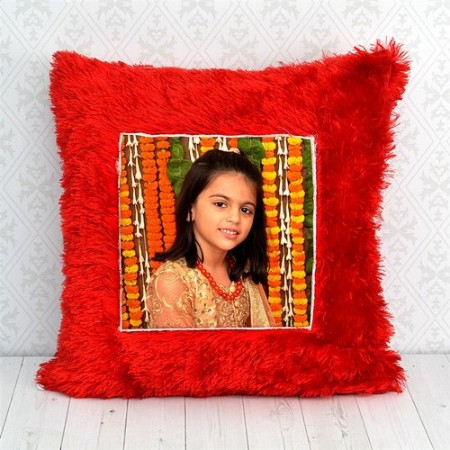 Square Pillow Red