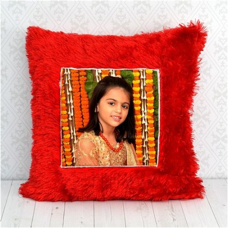 Square Pillow Red