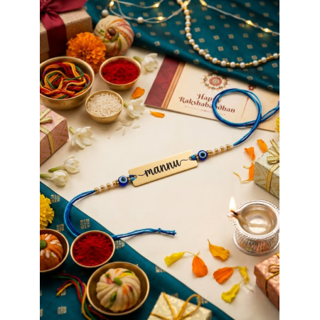 Blue Evil Eye Rakhi