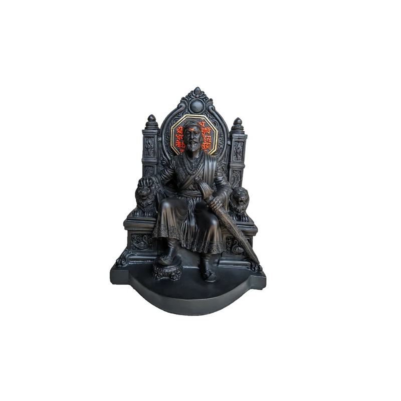 Shivaji Maharaj Statue 10"