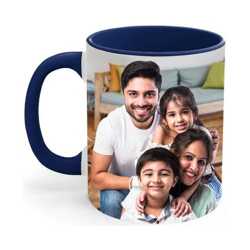 Photo Mug Color Inside Blue