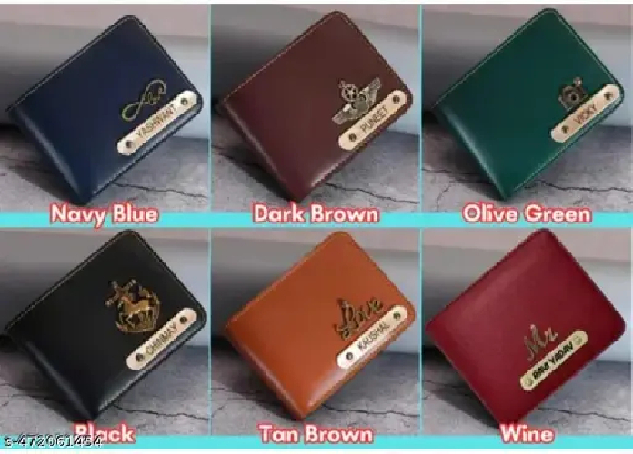 Gents Wallet Name & Charm