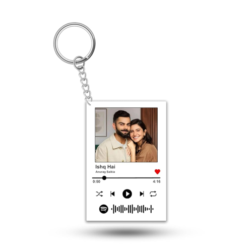 Acrylic Spotify Keychain